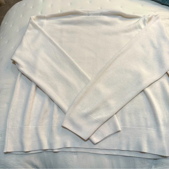 Sag Harbor women’s Ivory Sweater Size XL - Picture 2 of 6
